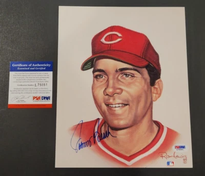 JOHNNY BENCH Signed Limited Edition RON LEWIS 8x10 Photo-HOF-CINCINNATI REDS-PSA - Image 1 of 4
