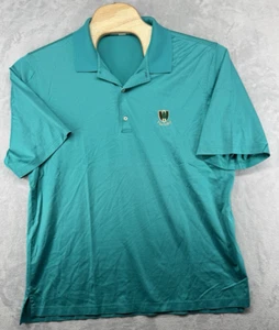 Vintage Fairway & Greene Pine Valley Golfschläger Poloshirt türkis grün Herren XL EUC - Bild 1 von 6