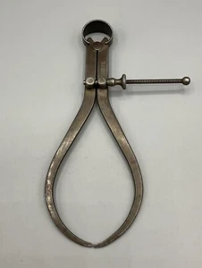 L.S. Starrett Outside Caliper Machinist Precision Tools Made in USA 7” Fat Leg - Picture 1 of 6