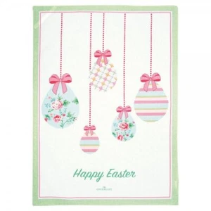 Greengate Geschirrtuch Alma Ostern Piece Printed White