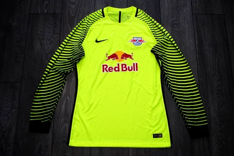 PLAYER ISSUE RED BULL SALZBURG FOOTBALL SHIRT 2016-2017 GOALKEEPER NIKE JERSEY L Cover