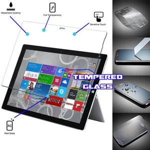 100% Genuine TEMPERED GLASS Screen Protector Cover for Microsoft Surface Pro 3 - Picture 1 of 4