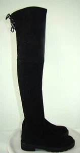 NEU Stuart Weitzman Lowland Lift Overknee Stretch Wildleder Stiefel Größe 12 C116 - Bild 1 von 19