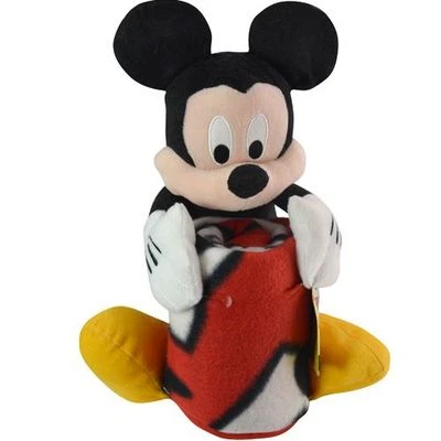 11" Mickey Plush + Blanket 40" x 50" Gift Set NEW - Image 1 of 4