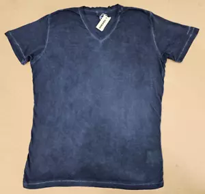 Diesel Mens Rip Neckline Short Sleeve T Shirt Top size Medium Colour Wash - Picture 1 of 4