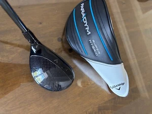 NICE CALLAWAY PARADYM SUPER HYBRID 18* 3 HYBRID W/ RECOIL DART 75 F3 REGULAR - Picture 1 of 6