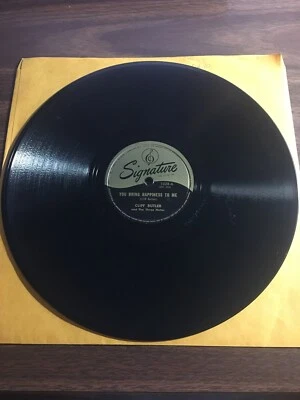 R&B 78 Cliff Butler & The Three Notes Signature You Bring Happiness To Me Jazz Foto 1 de 4