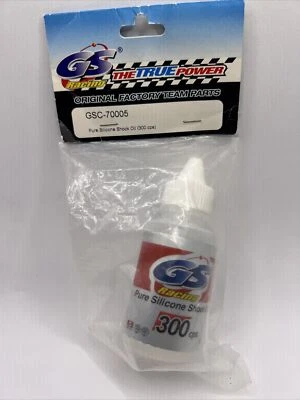 GS Racing 70005 Pure Silicone Shock Oil 300 CPS - Image 1 of 2