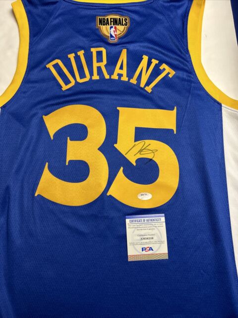 Kevin Durant Signed Golden State Warriors City Edition Jersey (Panini COA)