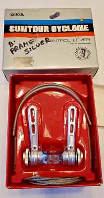 NOS Suntour Cyclone Downtube Shifters 28.6 Clamp On Road Bicycle Trek Univega - Image 1 of 4