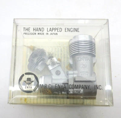 Enya 29 Nitro Model Airplane Engine 5224 with Extra Head - Image 1 of 4