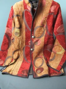 NWT Trimdin Woman's Car Coat - Mid Length - Reversible - Size L - f3 mgr - Picture 1 of 8