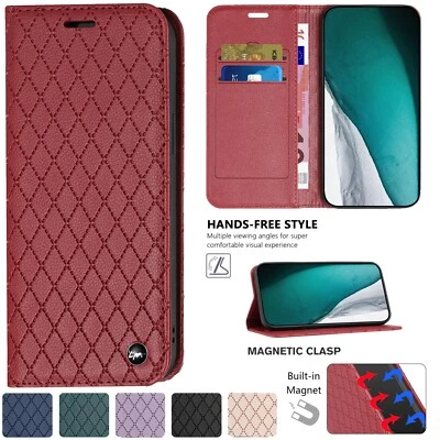 Leather Card Wallet Flip Holder Cover Case For Samsung Galaxy Note 20 Ultra 10 + - Image 1 of 4