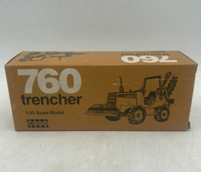 Case Construction 1:35 Scale 760 Trencher Diecast Model #0021 - Image 1 of 4