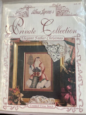 Alma Lynne “Elegant Father Christmas” Private Collection Cross Stitch Chart 1993 - Image 1 of 3