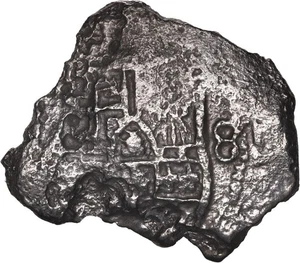 Concepcion Shipwreck (1641) MEXICO Mexico City Silver Cob 8 Reales with COA 1039 - Picture 1 of 4