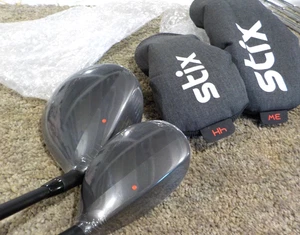 Left Hand Stix 21 Degree #4 Hybrid and 16 Deg 3-Wood Stiff w/ Covers New - Picture 1 of 6