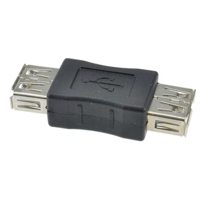 USB 2.0 A Socket Female To Female Adapter Joiner Coupler Free Delivery UK - Image 1 of 4