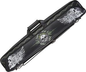 Eight Ball Mafia EBMSCE 4X8 Skull Design & EBM Patch Pool/Billiard Soft Cue Case - Picture 1 of 1