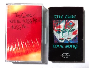 The Cure Kiss Me, Kiss Me, Kiss Me + Love Song 2 Cassette Lot Robert Smith - Picture 1 of 9