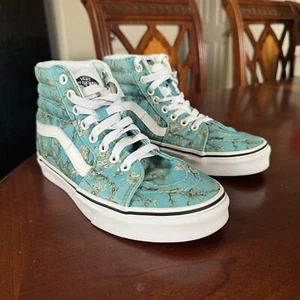 Vans X Vincent Van Gogh Almond Blossom High Top Shoes Size M 5 W 6.5 Sk8 New HTF - Picture 1 of 9