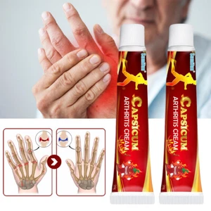 1/2/3X Capsaicin Hot Rheumatoid Arthritis Joint Knee Pain Relief Capsicum Cream - Picture 1 of 15