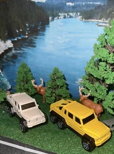 Lot Of 2 Matchbox 2018 Mercedes Benz G63 AMG 6 X 6 New LFFP Diecast 1:64 Yellow - Picture 1 of 12