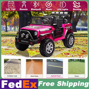 12V Ride on Truck for Kids Electric Vehicle Toy w/Remote Control Charistmas Gift - Picture 1 of 11