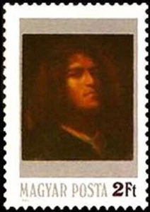 HUNGARY -1984- Portrait of Giorgione by Unknown Painter - Art Painting - #2839c - Picture 1 of 1