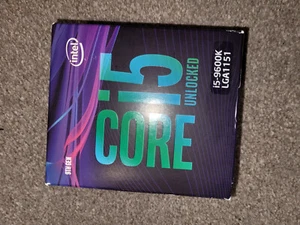 Intel Core i5 9600K 3.7GHz Hexa Core LGA1151 CPU Black - Picture 1 of 1