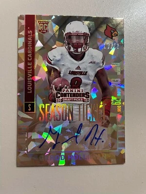 2015 Contenders Draft Gerod Holliman Cracked Ice /23 SSP AUTO Rookie LOUISVILLE - Image 1 of 2