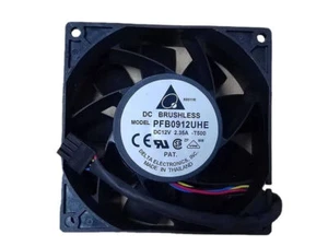 Delta PFB0912UHE DC12V 2.35A 9CM 2-Wire Case Violence High Airflow Cooling Fan - Picture 1 of 4
