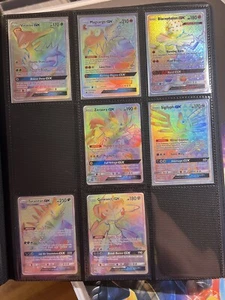 Pokémon LOST THUNDER - Near Complete Set 99% - GX Full Art Trainer Hyper Cards - Picture 1 of 24