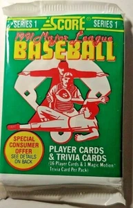 1991 Score MLB Baseball Karten Pack - Serie 1 fabrikversiegelt - Bild 1 von 2