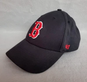 Boston Red Sox '47 Brand Baseball Cap Adult Black Hat Autographed Signed by? - Picture 1 of 10