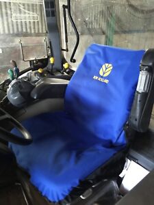 Embroidered with New Holland Logo Heavy Duty Waterproof Tractor Seat Cover 