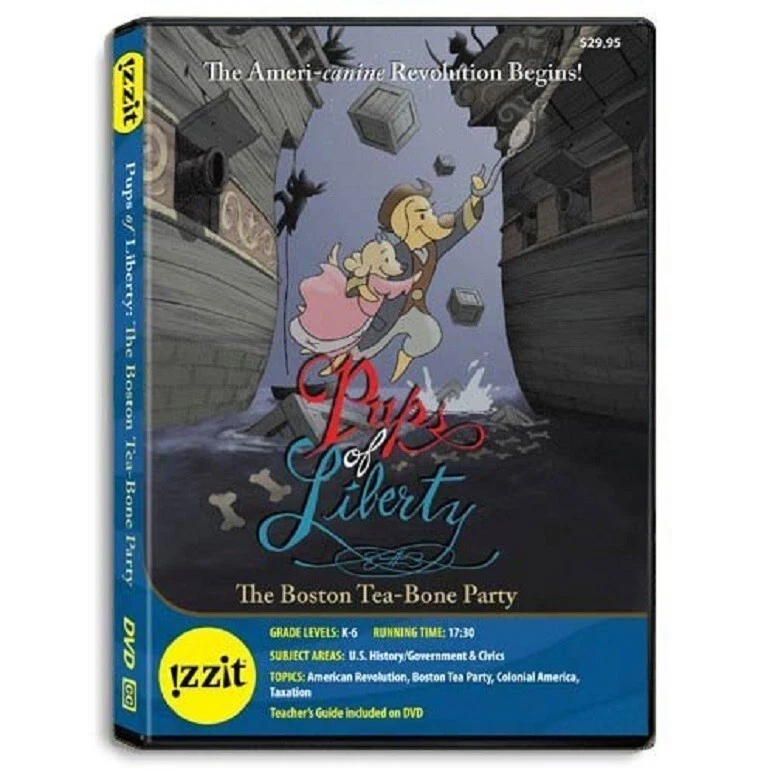 Pups of Liberty The Boston Tea-Bone Party Animated Childrens DVD NEW SEALED Foto 1 de 1