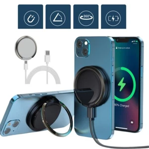 Kickstand Wireless Charger Magnetic Fast Charging for iPhone Samsung Universal - Picture 1 of 13