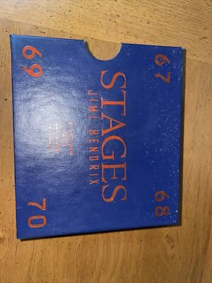 Jimi Hendrix ‎Stages (4 CD Box Set)Stockholm 67 Paris 68 San Diego 69 Atlanta 70 - Image 1 of 4