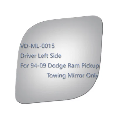Стекло для левостороннего зеркала буксировки пикапа фургона Dodge Ram 1500 2500 3500 1994-2009 годов выпуска - Изображение 1 из 4