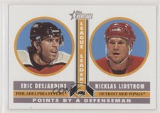 2000-01 Topps Heritage Eric Desjardins Nicklas Lidstrom #236 HOF