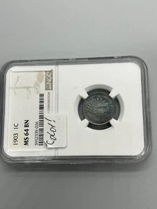 1903 NGC Ms 64 BN Indian Cent Great Color Check My Listings๐๐๐ - Picture 1 of 12