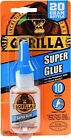 Gorilla Clear Super Glue XL 20g Gram Bonds Wood Plastic Metal Volume Discount!