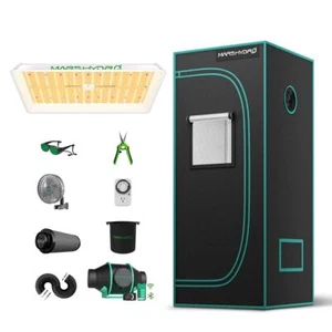 TS FC SmartGrow Zelt Kit Komplett LED Lamp Belüftungsset Vollspektrum - Bild 1 von 101