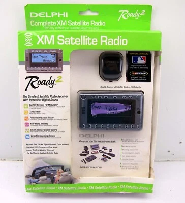 New Sealed Delphi XM Satellite Radio ROADY 2 SA10085 With Car Kit - Image 1 of 3