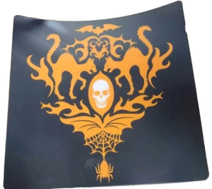Ghouls Gala Set of 2 Plastic Square Placemats & Centerpiece - Picture 1 of 2
