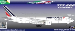 777 AIR FRANCE CARGO DECALS SCALE 1/144 - Picture 1 of 2