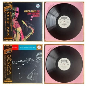 JOHN COLTRANE Africa/Brass + Impressions JAPAN PROMO REISSUE LP W/OBI IMPULSE! - Picture 1 of 3