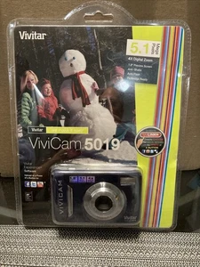 VIVITAR VIVICAM 5019 Fotocamera Digitale 5.1 Mp, Nuova Confezione Sigillata - Foto 1 di 8