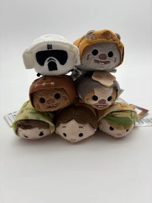 NWT Disney Star Wars Endor Tsum Tsum 3.5”  COMPLETE SET (7 Pieces) SKU 36 - Image 1 of 4